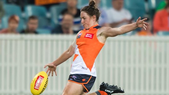 Jodie Hicks is ready to make an impact against the Geelong Cats.
