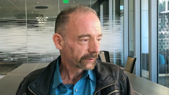 Timothy Ray Brown poses for a photograph, Monday, March 4, 2019, in Seattle. Brown, also known as the "Berlin patient," is the first person to be cured of HIV infection. Now researchers are reporting a second patient has lived 18 months after stopping HIV treatment without sign of the virus following a stem-cell transplant. But such transplants are dangerous, cannot be used widely and have failed in other patients. (AP Photo/Manuel Valdes)