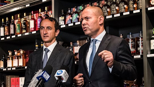 Liberal MPs Josh Frydenberg and Dave Sharma have drawn low places on the ballot.