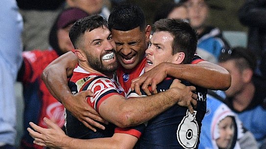 Roosters celebrate