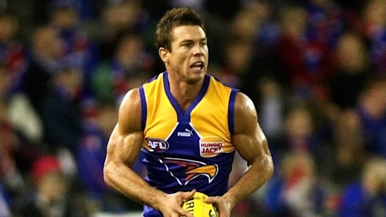 Ben Cousins during his playing days for West Coast.