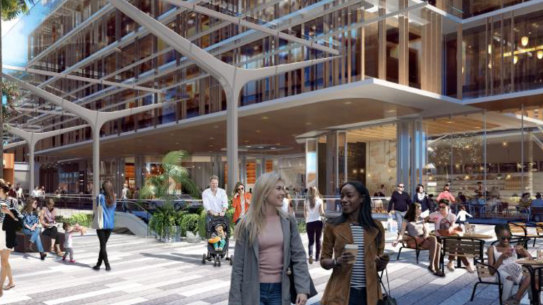 An artist impression of the proposed redevelopment of Westfield Eastgardens.