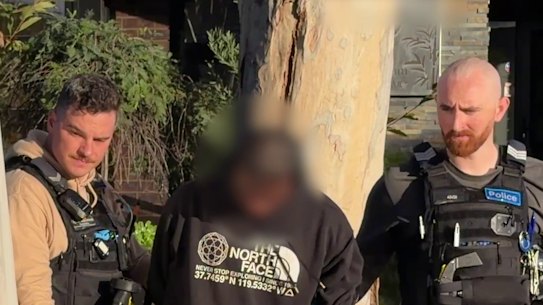 Arrest of arson suspect as part of Operation Eclipse.