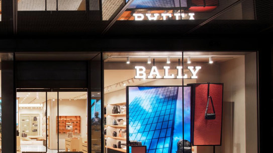 The new flagship Bally Haus store at 388 George Street, Sydney