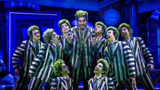 Andy Karl asume el papel de Beetlejuice de Perfect para la gira australiana de la producción.