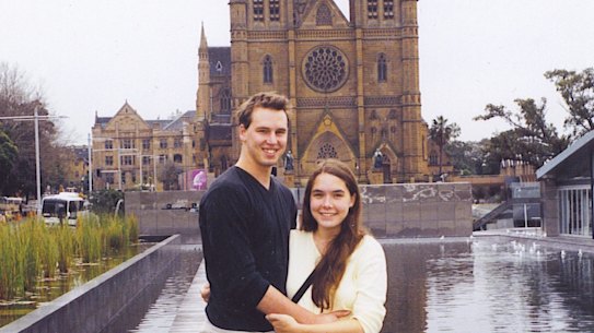 The article's author Konrad Marshall and his then future wife, Nikki, who is from upstate New York. They met 20 years ago in Cairns. 