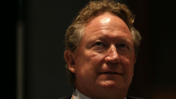 FMG Chairman Andrew Forrest attending Wednesday's Global Iron Ore & Steel Forecast Conference in Perth.
