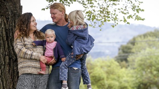 Ynte Kylstra and partner Martin Fitzsimons lost their home in the Lancefield fire.