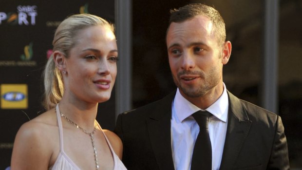 Oscar Pistorius and Reeva Steenkamp in 2012.