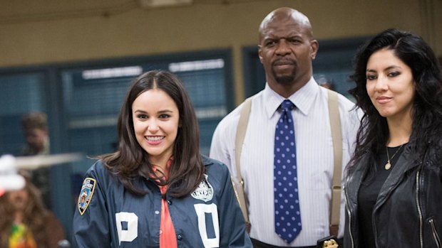 Terry Crews on the sitcom Brooklyn Nine-Nine.