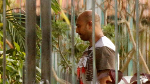 Myuran Sukumaran, one of the Bali nine duo at Kerobokan Prison.