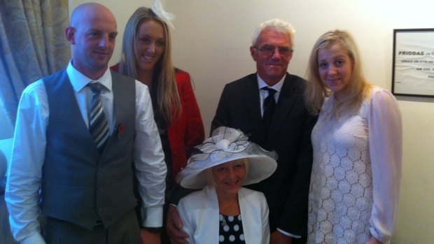 British mechanic Tom Butcher, pictured with his family, has been described as an easy-going person who loved his family and left a lasting impression on everyone he met.