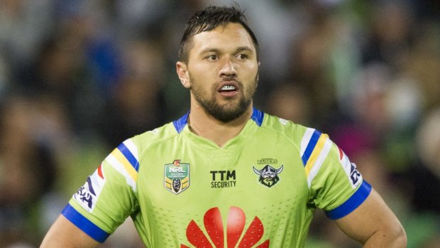 Test start: Jordan Rapana's excellent NRL form has been rewarded with an international call-up.
