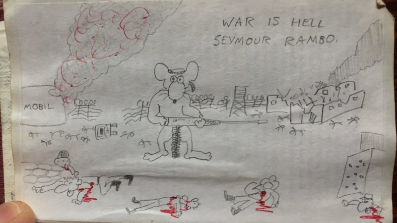 Hoddle Street Killer Julian Knight S School Cartoons Show His