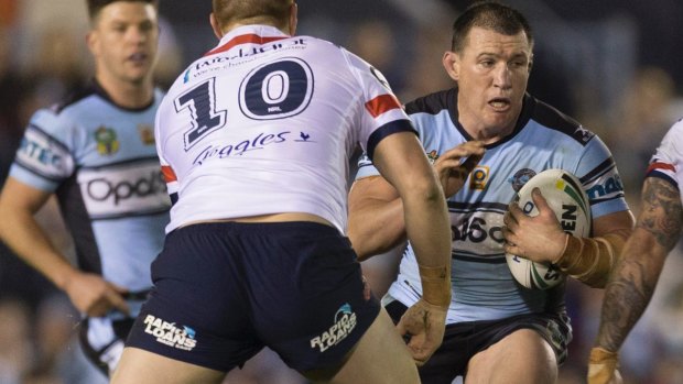 Leading from the front: Sharks skipper Paul Gallen enjoyed last year's history-making premiership.