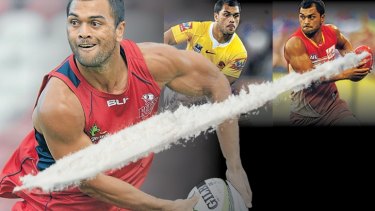 White line fever: Karmichael Hunt is the central figure in the latest scandal to rock Australian sport.