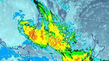 Record rainfall: The east coast low that battered Sydney.