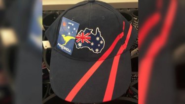 The hat... without Tasmania.