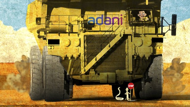 Adani has lost legal case against conservation group.
