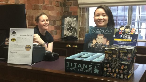 Worst cliche ever: Tash Green and Christine Chien are turning the idea of what a comic book store owner should be on its head.
