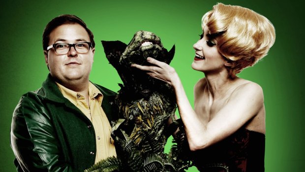 Brent Hill and Esther Hannaford will star in <i>Little Shop of Horrors</i> at the Comedy Theatre from May.