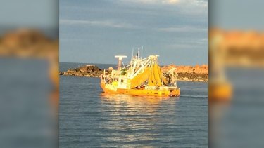 The Re'Turner and its crew have been missing for more than 24 hours off the Pilbara.