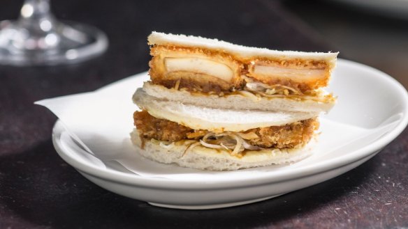 Abalone katsu sandwich from Cutler & Co.