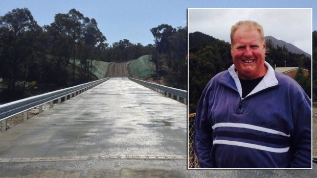 James Hughes died after a crash on the new Oallen Ford bridge.