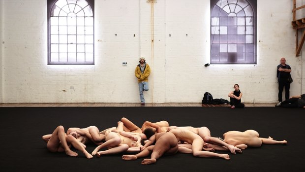 Xavier Le Roy's '<i>Temporary Title</i> in rehearsal at Carriageworks.
