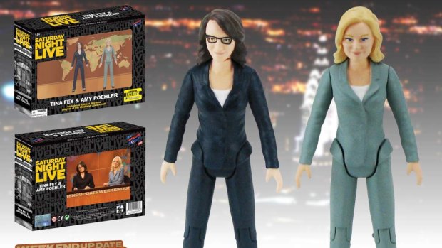 Believe it. Tina Fey and Amy Poehler figurines could be yours.