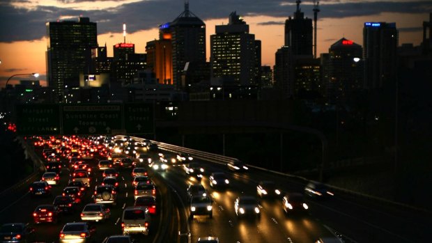 The average peak hour speed has increased in Brisbane, despite a concurrent increase in traffic volume.