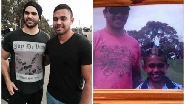 Growing up, French's hero was Greg Inglis and he is delighted to have spent time with the Rabbitohs superstar.