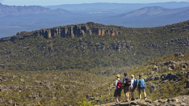 The Grampians Peaks Trail will run the full length north-south of the Grampians National Park.