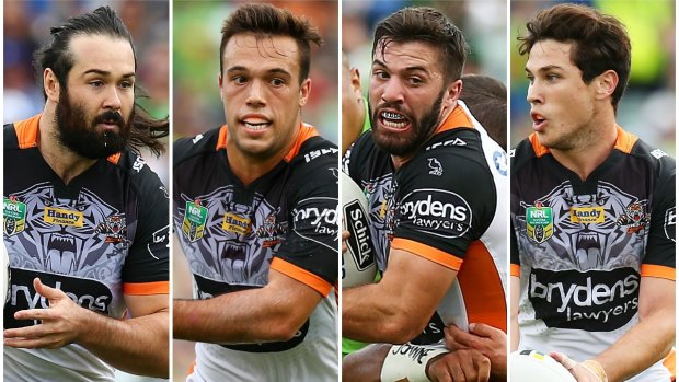 Same manager: Aaron Woods, Luke Brooks, James Tedesco and Mitchell Moses