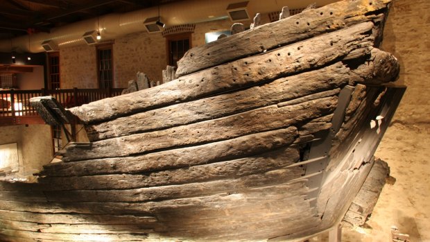 The hull of the Batavia.