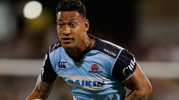 Back to his best: Israel Folau has performed well so far this season. 
