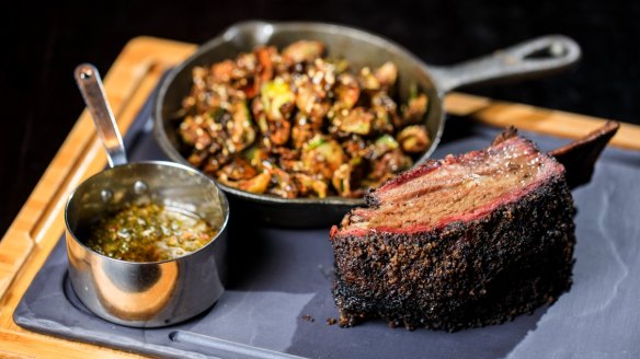 Short ribs and sides at the Grand Hyatt. 