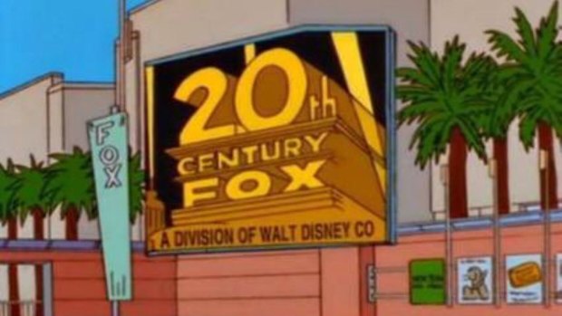 The Simpsons "predicted" the merger almost 20 years ago.