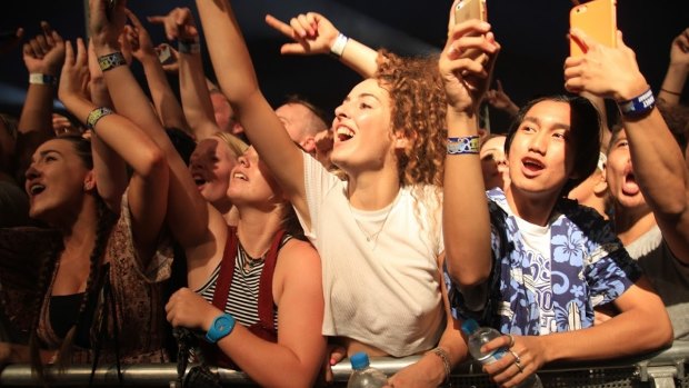 Most of the crowd knew who Kendrick Lamar was at BluesFest Byron Bay.