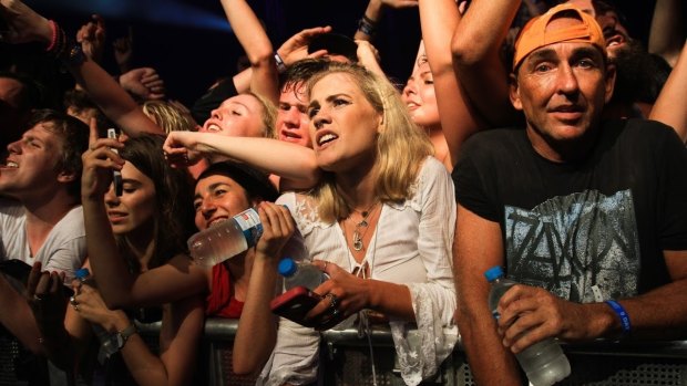 Crowds flooded in for Kendrick Lamar at Bluesfest. 
