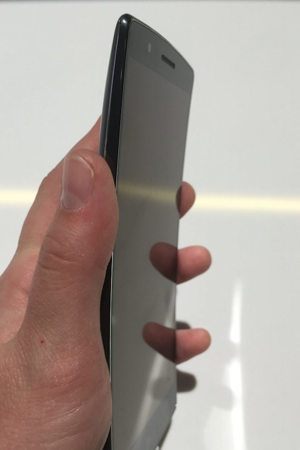 The LG G Flex 2 is somewhat like a flat banana to hold.