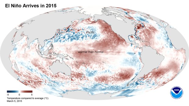 Unusual warmth over the Pacific has scientists puzzled