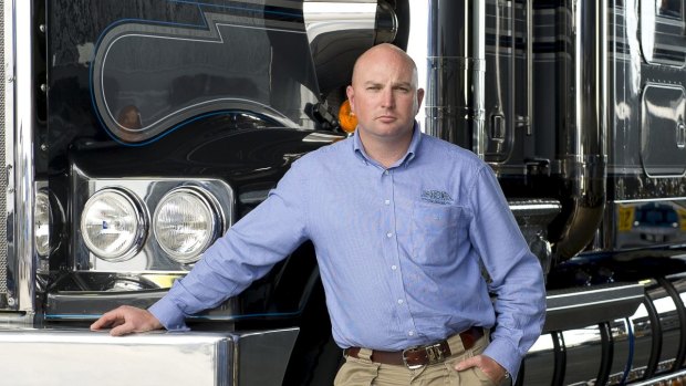 Heavy Haulage Australia managing director John Kelly, in a scene from <i>Mega Truckers</i>.