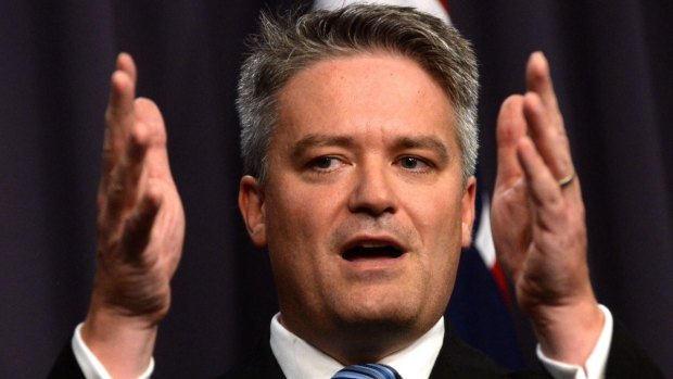 Mathias Cormann has been negotiating with the Senate crossbench on company tax rates. 
