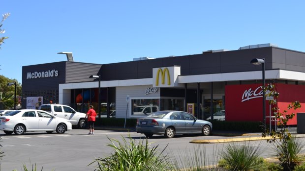 The McDonalds in Collie, where the incident allegedly occurred.
