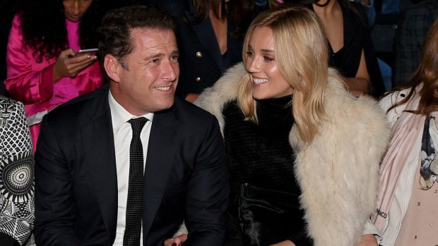 Stefanovic and girlfriend Jasmine Yarbrough made their debut as a couple sitting front row at Fashion Week last month.