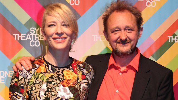 Cate Blanchett with Husband Andrew Upton at the Sydney Theatre Company Thursday 12th September 2013.Photo: Danielle Smith
