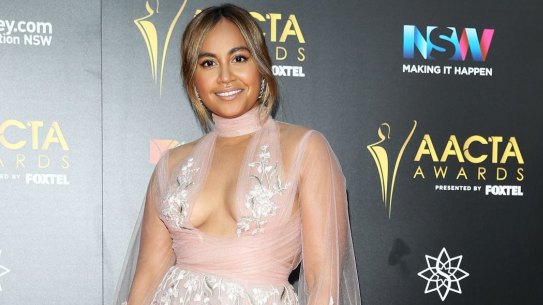 SYDNEY, AUSTRALIA - DECEMBER 07: Jessica Mauboy arrives ahead of the 6th AACTA Awards Presented by Foxtel at The Star on December 7, 2016 in Sydney, Australia. (Photo by Caroline McCredie/Getty Images for AFI)