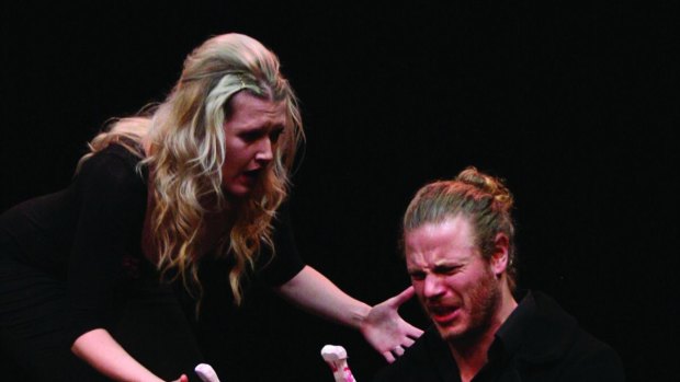 Jenna Roberts and Chris Zuber lead the cast in <i>Macbeth</I>. 