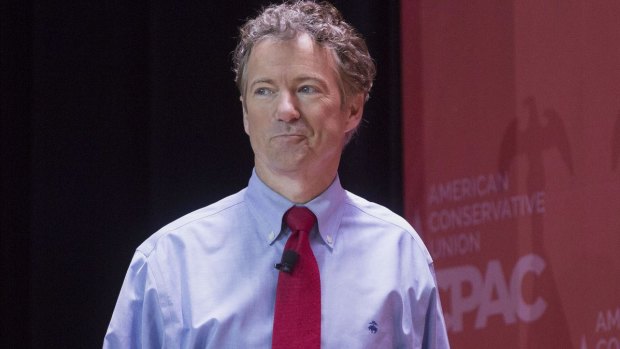 Senator Rand Paul, an isolationist who wants the US to have the strongest military in the world.